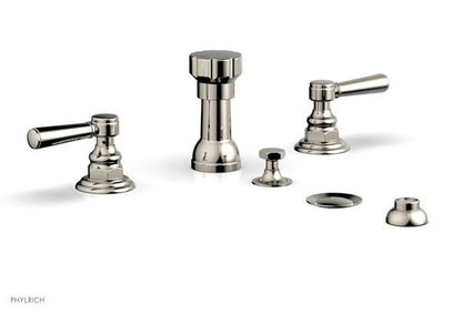 Phylrich - Hex Traditional Four Hole Bidet Set - Lever Handles