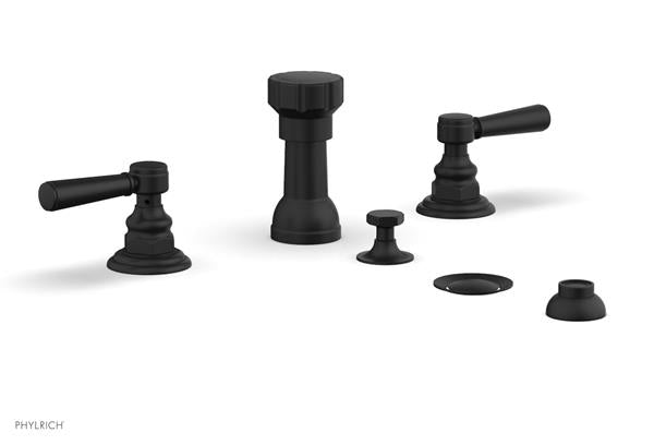 Phylrich - Hex Traditional Four Hole Bidet Set - Lever Handles