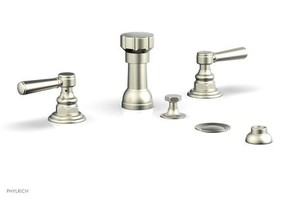 Phylrich - Hex Traditional Four Hole Bidet Set - Lever Handles