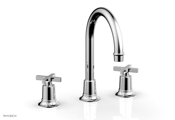 Phylrich - Hex Modern Widespread Faucet - Cross Handles