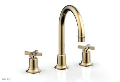 Phylrich - Hex Modern Widespread Faucet - Cross Handles