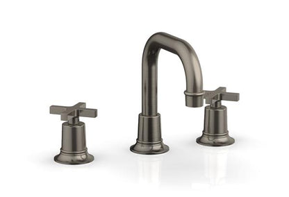 Phylrich - Hex Modern Widespread Faucet Flat Spout - Cross Handles