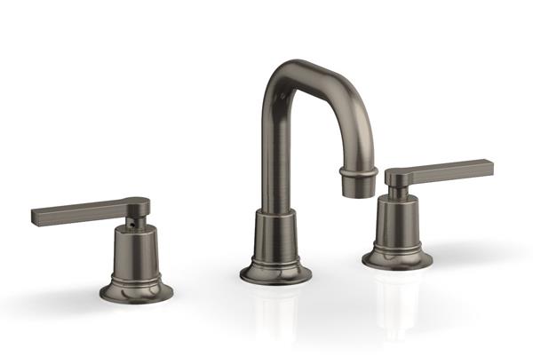 Phylrich - Hex Modern Widespread Faucet Flat Spout - Lever Handles