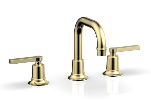 Phylrich - Hex Modern Widespread Faucet Flat Spout - Lever Handles