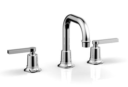Phylrich - Hex Modern Widespread Faucet Flat Spout - Lever Handles