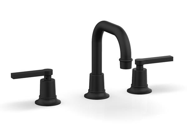 Phylrich - Hex Modern Widespread Faucet Flat Spout - Lever Handles