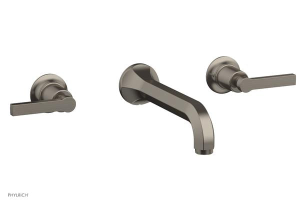 Phylrich - Hex Modern Wall Lavatory Set - Lever Handle