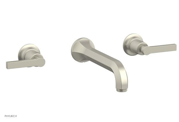 Phylrich - Hex Modern Wall Lavatory Set - Lever Handle
