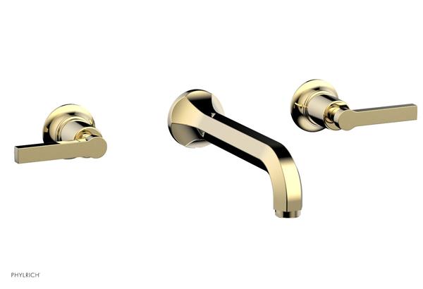 Phylrich - Hex Modern Wall Lavatory Set - Lever Handle