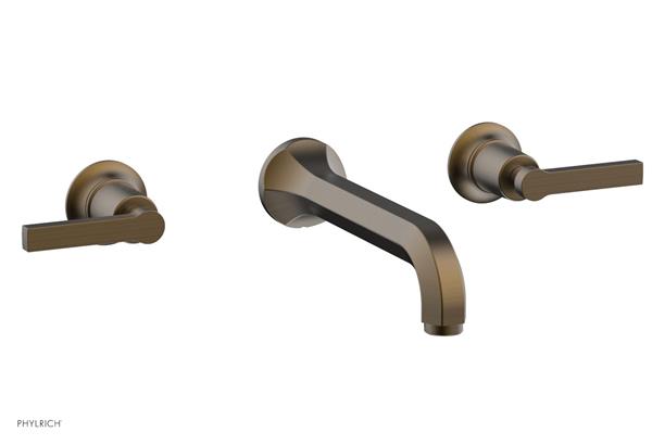 Phylrich - Hex Modern Wall Lavatory Set - Lever Handle