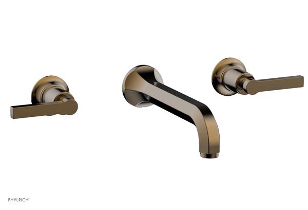Phylrich - Hex Modern Wall Lavatory Set - Lever Handle