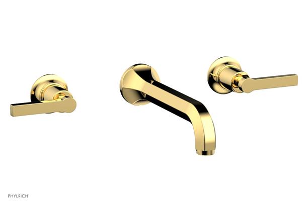 Phylrich - Hex Modern Wall Lavatory Set - Lever Handle