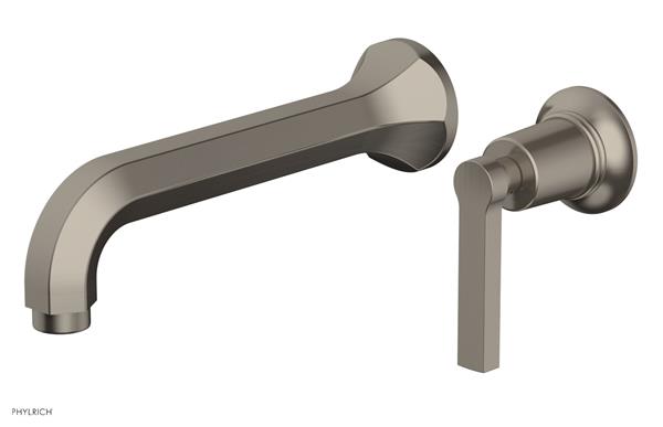 Phylrich - Hex Modern Single Handle Wall Lavatory Set - Lever Handle