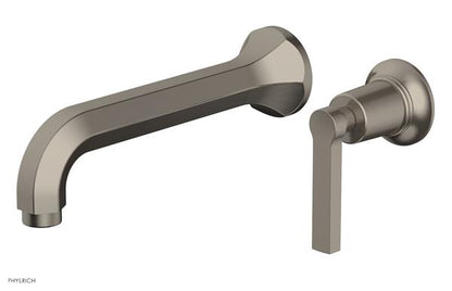 Phylrich - Hex Modern Single Handle Wall Lavatory Set - Lever Handle