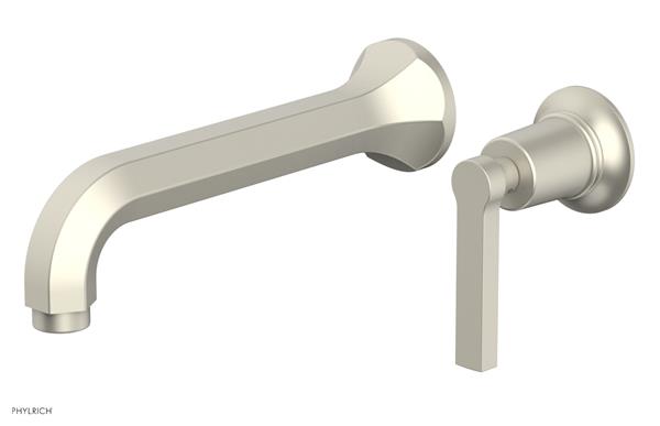 Phylrich - Hex Modern Single Handle Wall Lavatory Set - Lever Handle