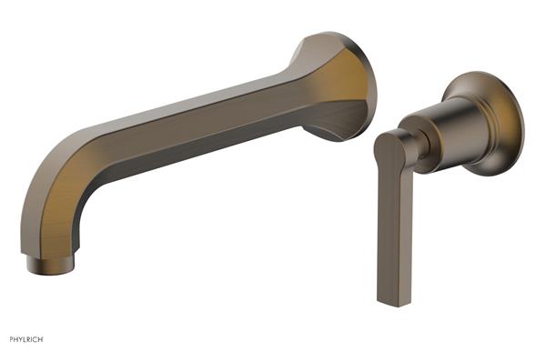 Phylrich - Hex Modern Single Handle Wall Lavatory Set - Lever Handle