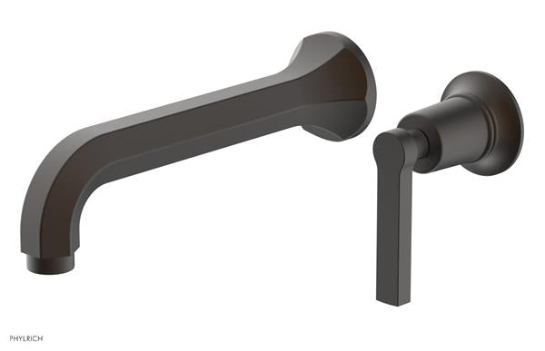 Phylrich - Hex Modern Single Handle Wall Lavatory Set - Lever Handle