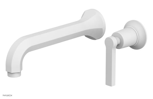 Phylrich - Hex Modern Single Handle Wall Lavatory Set - Lever Handle