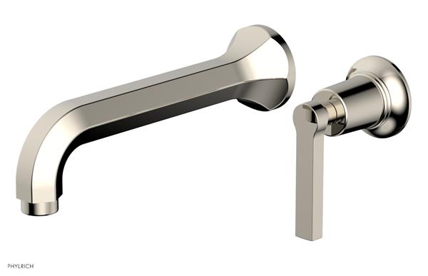 Phylrich - Hex Modern Single Handle Wall Lavatory Set - Lever Handle