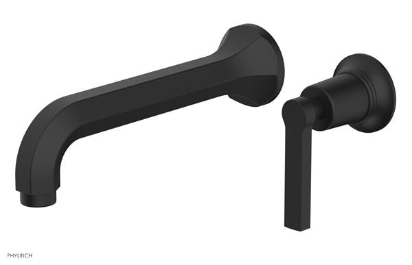 Phylrich - Hex Modern Single Handle Wall Lavatory Set - Lever Handle