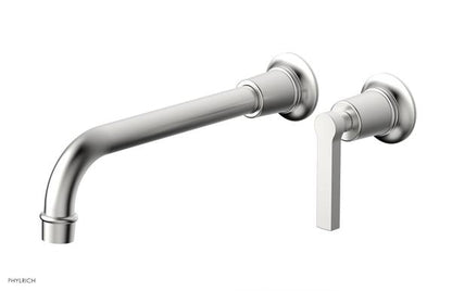 Phylrich - Hex Modern 10 Inch Inch Single Handle Wall Lavatory Set - Lever Handle