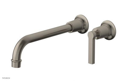 Phylrich - Hex Modern 10 Inch Inch Single Handle Wall Lavatory Set - Lever Handle