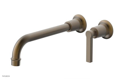 Phylrich - Hex Modern 10 Inch Inch Single Handle Wall Lavatory Set - Lever Handle