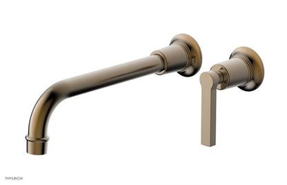 Phylrich - Hex Modern 10 Inch Inch Single Handle Wall Lavatory Set - Lever Handle