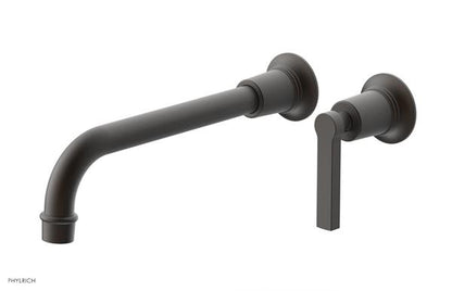 Phylrich - Hex Modern 10 Inch Inch Single Handle Wall Lavatory Set - Lever Handle