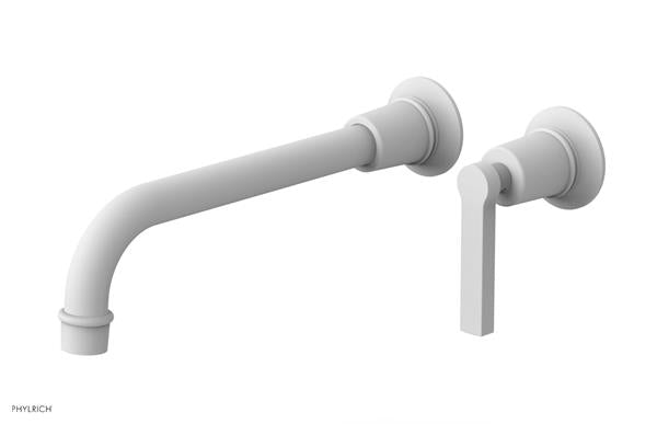 Phylrich - Hex Modern 10 Inch Inch Single Handle Wall Lavatory Set - Lever Handle