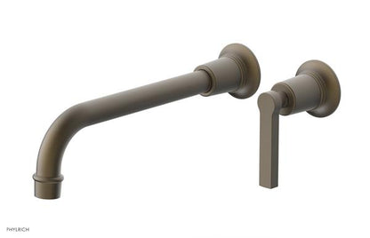 Phylrich - Hex Modern 10 Inch Inch Single Handle Wall Lavatory Set - Lever Handle