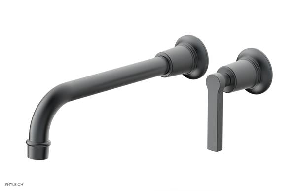Phylrich - Hex Modern 10 Inch Inch Single Handle Wall Lavatory Set - Lever Handle