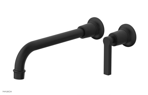 Phylrich - Hex Modern 10 Inch Inch Single Handle Wall Lavatory Set - Lever Handle