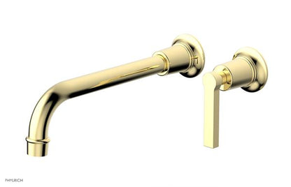 Phylrich - Hex Modern 10 Inch Inch Single Handle Wall Lavatory Set - Lever Handle