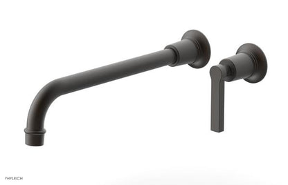 Phylrich - Hex Modern 12 Inch Inch Single Handle Wall Lavatory Set - Lever Handle