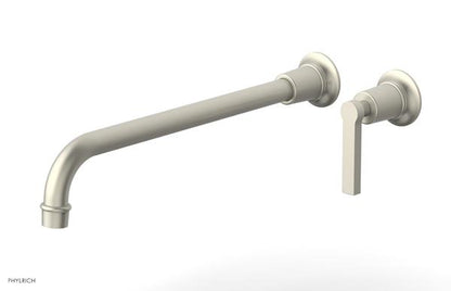 Phylrich - Hex Modern 14 Inch Inch Single Handle Wall Lavatory Set - Lever Handle
