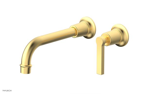 Phylrich - Hex Modern 8-1/4 Inch Inch Single Handle Wall Lavatory Set - Lever Handle