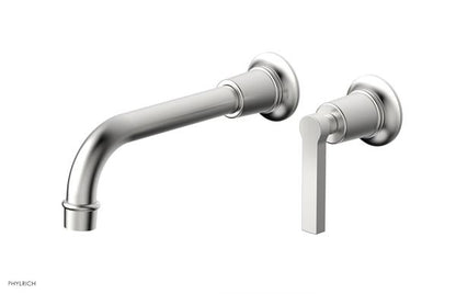 Phylrich - Hex Modern 8-1/4 Inch Inch Single Handle Wall Lavatory Set - Lever Handle