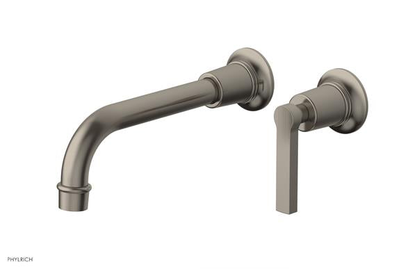 Phylrich - Hex Modern 8-1/4 Inch Inch Single Handle Wall Lavatory Set - Lever Handle
