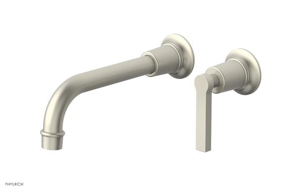 Phylrich - Hex Modern 8-1/4 Inch Inch Single Handle Wall Lavatory Set - Lever Handle