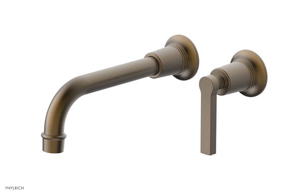 Phylrich - Hex Modern 8-1/4 Inch Inch Single Handle Wall Lavatory Set - Lever Handle