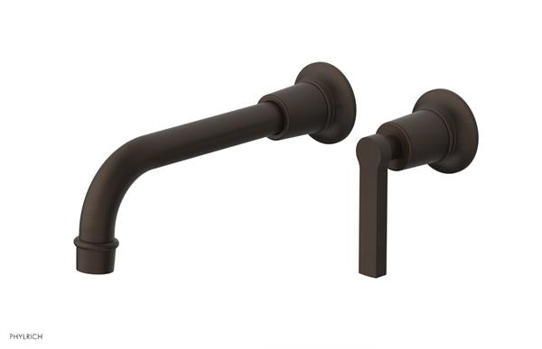 Phylrich - Hex Modern 8-1/4 Inch Inch Single Handle Wall Lavatory Set - Lever Handle