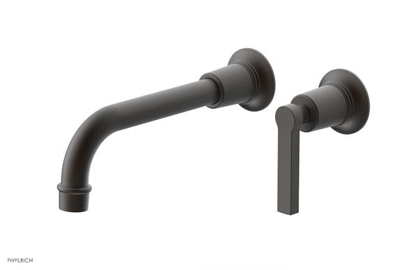 Phylrich - Hex Modern 8-1/4 Inch Inch Single Handle Wall Lavatory Set - Lever Handle