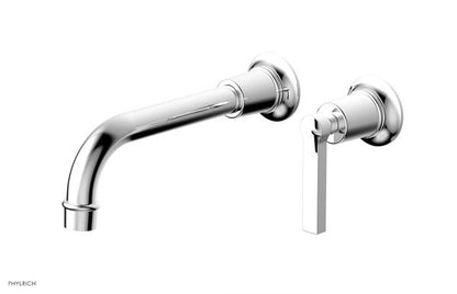 Phylrich - Hex Modern 8-1/4 Inch Inch Single Handle Wall Lavatory Set - Lever Handle