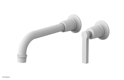 Phylrich - Hex Modern 8-1/4 Inch Inch Single Handle Wall Lavatory Set - Lever Handle
