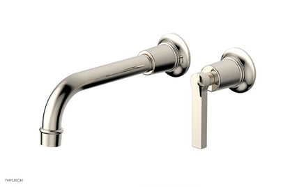 Phylrich - Hex Modern 8-1/4 Inch Inch Single Handle Wall Lavatory Set - Lever Handle