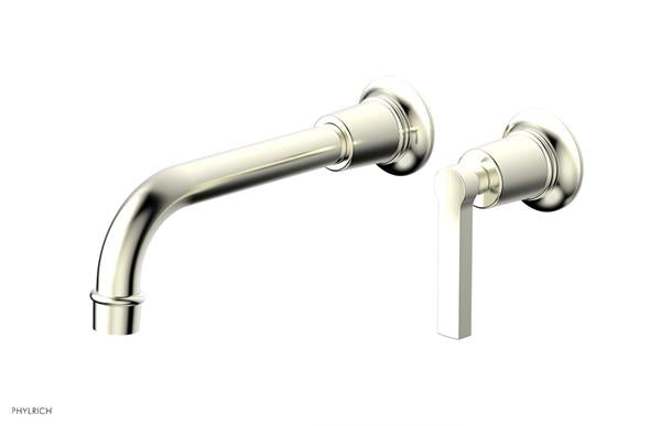 Phylrich - Hex Modern 8-1/4 Inch Inch Single Handle Wall Lavatory Set - Lever Handle