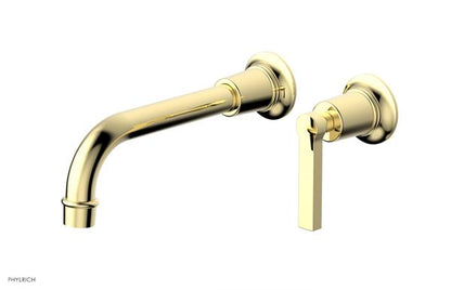 Phylrich - Hex Modern 8-1/4 Inch Inch Single Handle Wall Lavatory Set - Lever Handle
