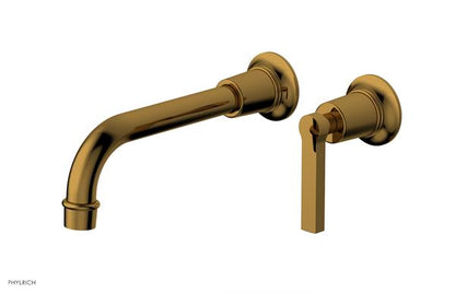 Phylrich - Hex Modern 8-1/4 Inch Inch Single Handle Wall Lavatory Set - Lever Handle