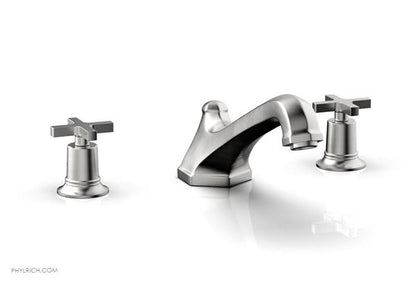 Phylrich - Hex Modern Deck Tub Set - Cross Handles